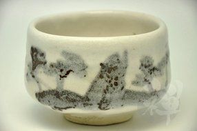 Japanese Mino Yaki ware Matcha Bowl Green Tea 11.5 / 11.5 / 8cm (4.5 / 4.5 / 3.1inch)[7344] N2
