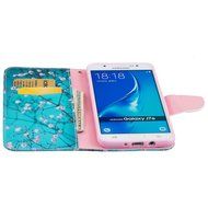 Galaxy J7 2016 Case,Galaxy J7 2016 Cover,ikasus Colorful Painted PU Leather Flip Wallet Pouch Stand Credit Card... N11