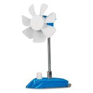 ARCTIC Breeze Pro, USB-Powered 92mm Desktop Fan, Adjustable Fan Speed and Blowing Angle, 4-Port USB Data Hub -... N22