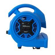 XPOWER P-100A 3 Speeds Mini Air Mover with Built-In Dual Outlets for Daisy Chain N4