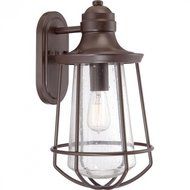 Quoizel MRE8409WT Marine with Western Bronze Finish and Large Wall Lantern, Brown by Quoizel
