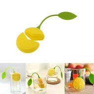 Huayoung 4-pcs Lemon Silicone Tea Filters Perfect for Household &amp; Travel (Yellow)