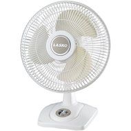 Lasko 12&quot; ENERGY EFFICIENT PREMIUM Desktop Fan with Widespread 90&deg; Oscillation Option, 3 Speeds and &amp; Convenient... N2