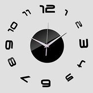 EverTrust(TM) new arrival home decoration acrylic mirror wall clock safe modern design large digital quartz watch... N3