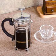 Oak-Pine 350 ML/12 Oz Portable Glass French Press Coffee Maker with Sleek Stainless Plunger & Durable Screen Filter... N2
