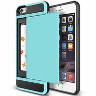 iPhone 7 Plus Case,Inspirationc Dual-Layer Hybrid Armor Wallet Case for iPhone 7 Plus 5.5 Inch--Black N10