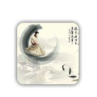 Generic Cup Coaster Made By Mdf Printed Asian Chinese Ink Painting Individuality N2