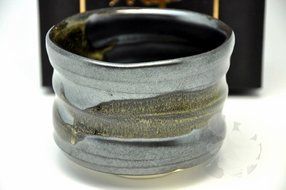 Japanese Mino Yaki ware Matcha Bowl Green Tea 10.5 / 10.5 / 8cm (4.1 / 4.1 / 3.1inch)[7319]