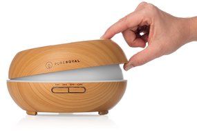 PureRoyal 200 ml Wood Grain Ultrasonic Aromatherapy Essential Oil Diffuser and Humidifier N8