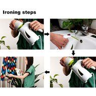 E-Best&reg;120ML Capacity Super Mini Portable Travel Garment Steamer With Brush (Green) N4