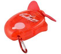 Generic Handheld Mini Water Spray Fan Portable Cool Mist Sport Beach Fan with Hook (Red) N2