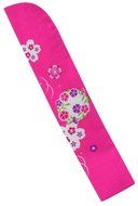 KYOYU Japanse Flower Pattern Silk Sensu Folding Fan,Pink N5