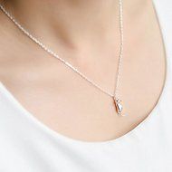 Sister Heart Horse Silver Chain Choker Family FriendShip Charm Pendant Necklace N10