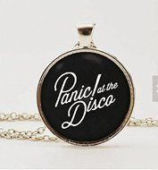 Panic! At The Disco Band Logo Pendant Necklace or Keychain
