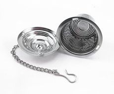 yueton 2pcs Stainless Steel Loose Leaf Tea Fine Mesh Infuser Strainer with Extended Chain N2