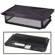 Galvanized Steel Multi-Flue Chimney Cap Size: 8" H x 41" W x 17" D by HY-C