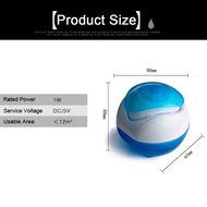 USB Mini Humidifier/ Aromatherapy Diffusers No fog humidification Environmental protection with Night Light Function... N7