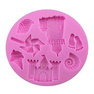 Lighthouse &amp; Beach Theme 7 Cavity Silicone Mold for Fondant, Gum Paste, Chocolate , Crafts