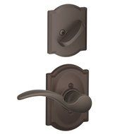 Schlage Lock Company F59STA613CAMRH Oil Rubbed Bronze St. Annes Right Handed Interior Pack Lever Set with Single...