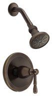 Danze D500515BRT Eastham Single Handle Shower Trim Kit with 3 1/2-Inch Showerhead, Tumbled Bronze by Danze