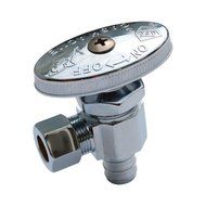 SharkBite 23064LF PEX Chrome Plated Angle Stop, 1/2-Inch by 3/4-Inch by Sharkbite
