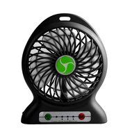 Mini Fan 3 Speed Modes with Rechargeable Lithium 18650 Battery Portable and USB Charge Cable Powered for Outdoor... N2