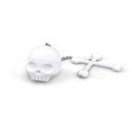 CFHKStore 1 Pc Infuser Silicone Cross Bones Leaf Tea Strainer N2