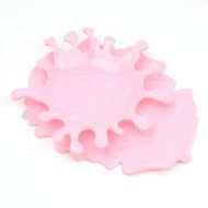 Dandyd Spilled Ketchup Style Multifunctional Creative Coaster Cup Mat Hot Pad Pot Bowl Holder Teacup Pad for Kitchen...