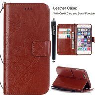 For iPhone 7 Case,iPhone 7 Leather Case,iPhone 7 Cover,Candywe [Gold] [Wallet]Leather Protective Stand Case For... N19