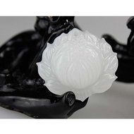 Chinese Culture /White Jade / Lucky God White Rune Carving Pendant (set4) N23