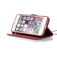 For iPhone 7 Case,iPhone 7 Leather Case,iPhone 7 Cover,Candywe [Gold] [Wallet]Leather Protective Stand Case For... N21