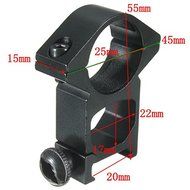 2pcs 25mm 1 Inch Ring Scope Weaver Rail Mount 20mm Picatinny N2