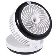 KING DO WAY 4 Mode Table Fans Portable Desktop Rechargeable USB Mini Desk Fans - Misting Cooling Spray Fan - Humidifier... N6