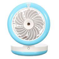 KING DO WAY 4 Mode Table Fans Portable Desktop Rechargeable USB Mini Desk Fans - Misting Cooling Spray Fan - Humidifier... N8