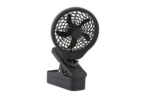 O2COOL 5" Battery Operated Clip Fan Grey N7