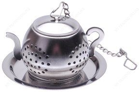 Kafuh FJT019 Stainless Steel Push Style Ball Tea Infuser N4