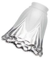 NuTone TF40GCL Turtle Fitter Glass Shades, Frosted and Cut, 4-Pack by Broan