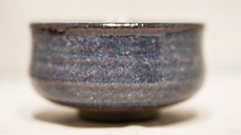 Matcha bowl chawan Hagiyaki Aoyagi blue Artist Artwork