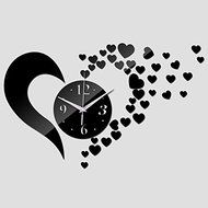 EverTrust(TM) acrylic 3d mirror Quartz watch real wall sticker home decoration fashion clock modern design clocks... N2