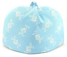 Traditional English Dome Tea Cozie Fully Lined (Holiday Elegance Ruby) N2
