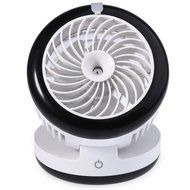 KING DO WAY 4 Mode Table Fans Portable Desktop Rechargeable USB Mini Desk Fans - Misting Cooling Spray Fan - Humidifier... N9