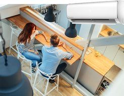 Klimaire KSIF012-H115-S 12,000 BTU 16 Seer Ductless Mini-Split Inverter Air Conditioner Heat Pump System with... N2