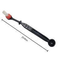 Coffee Machine Outlet Filter Net Angled Head Nylon Cleaning Brush Cleaner for Semi-automatic Espresso Coffee Maker...