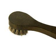 Coffee Machine Outlet Filter Net Angled Head Nylon Cleaning Brush Cleaner for Semi-automatic Espresso Coffee Maker... N4