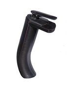 Novatto CASCADE Single Lever Deck Mount Waterfall Vessel Faucet, Oil Rubbed Bronze by Novatto