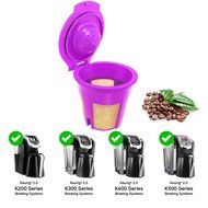 IPM Filters Gold 6 Refillable/Reusable Gold Plated K-Cups, Coffee Filters for Keurig 2.0, K200, K250, K300, K350... N2
