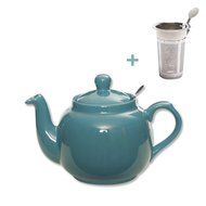 London Pottery 4 Cup Farmhouse Filter Teapot Aqua