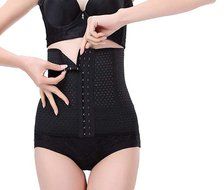 Ursexyly Waist Trainer, Breathable Cincher with Mesh Zipper Steel Boned N10