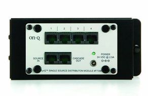 OnQ / Legrand AU7396 lyriQ Single Source, Four Zone Distribution Module by On-Q/Legrand