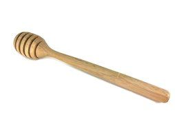 Honey Dipper Wooden Honey Spoon Drizzler Stick Engraved Wood Mini Personalized Honey Stirrer (C)